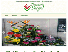 Tablet Screenshot of floristeriavergel.com